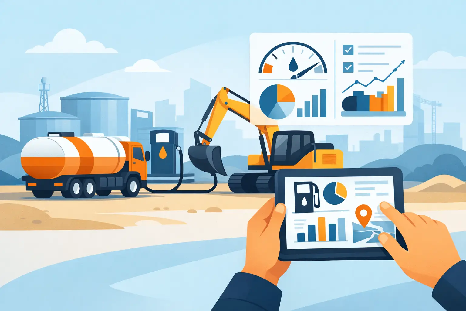 How to Track On-Site Fuel Usage Properly