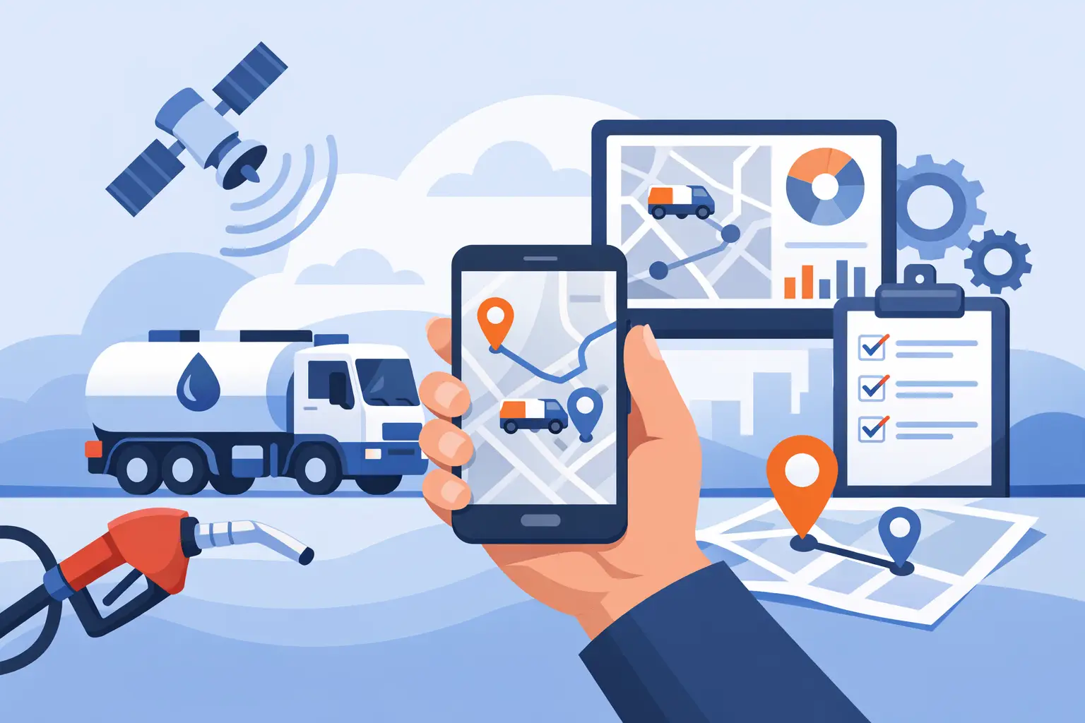 What a Mobile Fuel Truck Tracking System Fixes