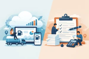Cloud Fuel Logging vs Manual Sheets