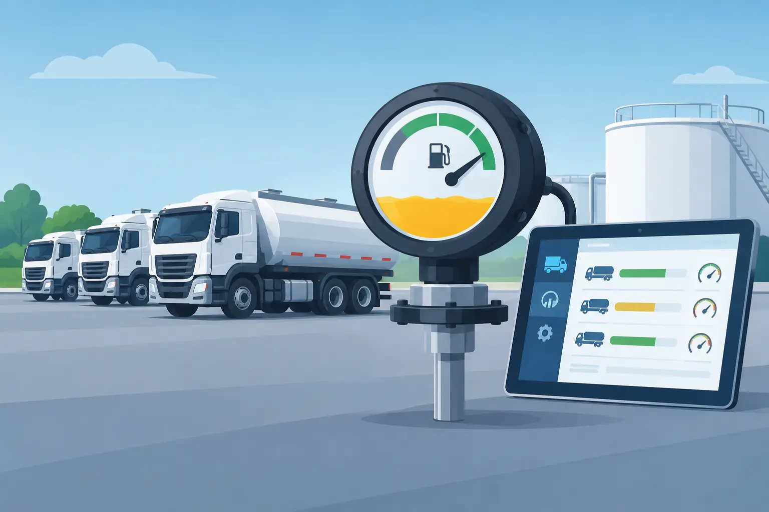 Best Tank Gauges for Better Fleet Fuel Control