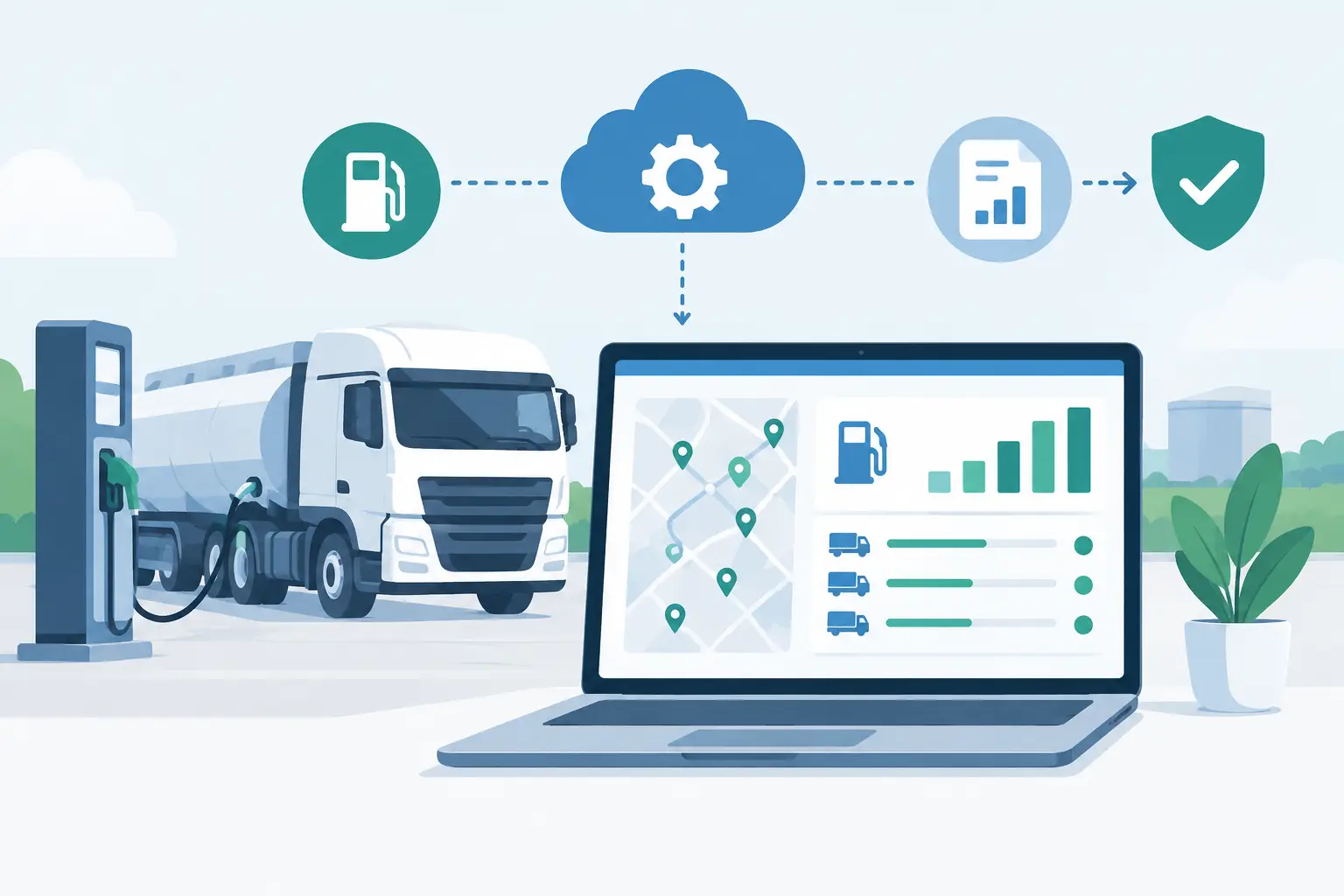 How to Automate Fuel Reporting Without Blind Spots