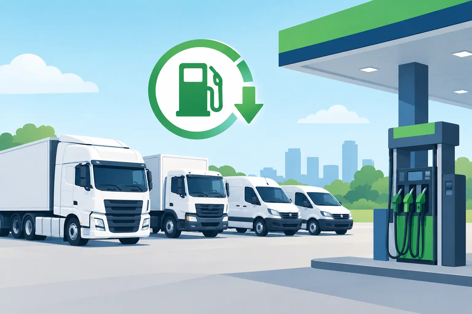 How to Reduce Fleet Fuel Wastage at the Pump